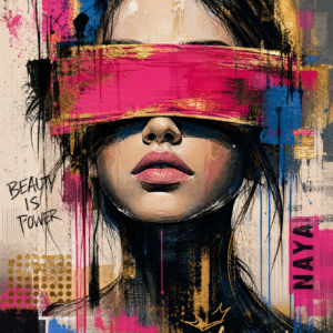Blind woman pop artist-by naya kolly
