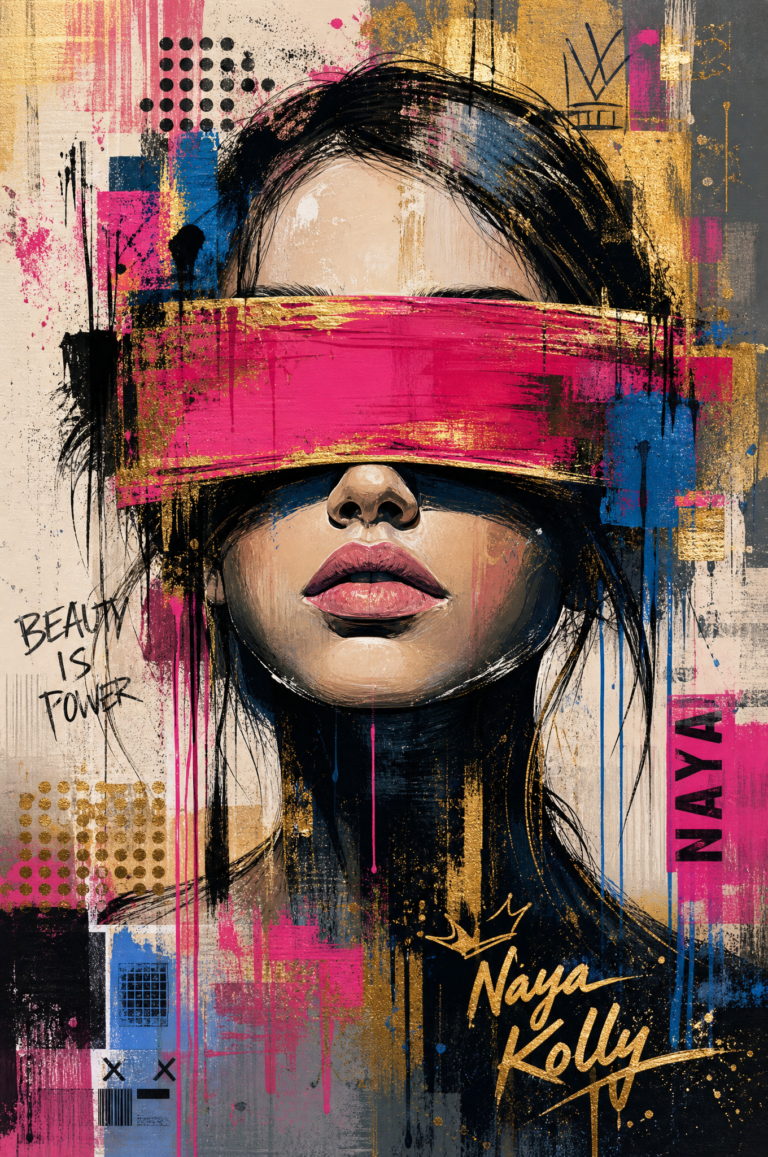 Blind woman pop artist-by naya kolly